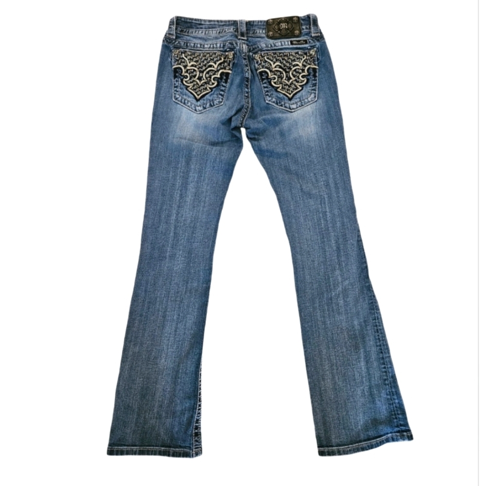 Miss Me embellished jewel gems 💎 boot cut jeans 28